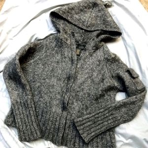 Banana Republic Mohair Zip up Hoodie